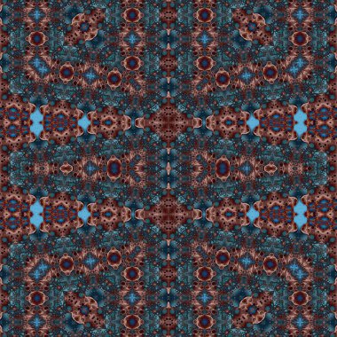 Kusursuz soyut desen. Kusursuz soyut bir arkaplan. Kaotik doku. Mandala