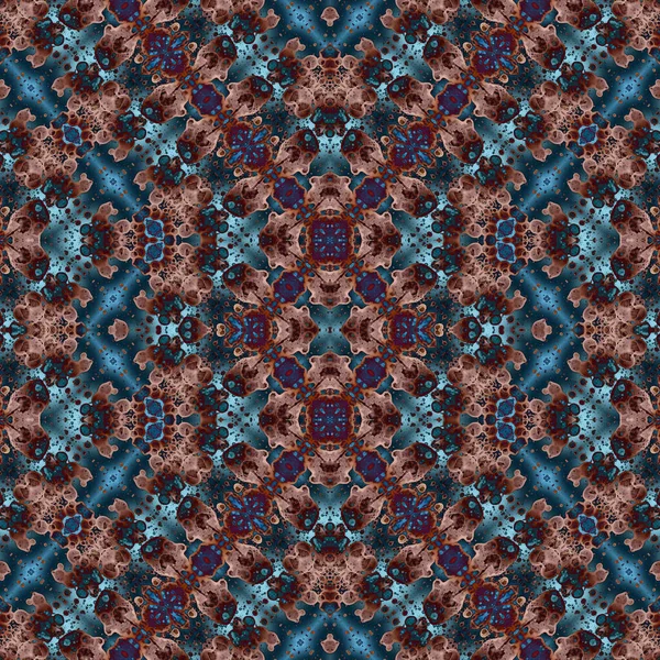 Kusursuz soyut desen. Kusursuz soyut bir arkaplan. Kaotik doku. Mandala