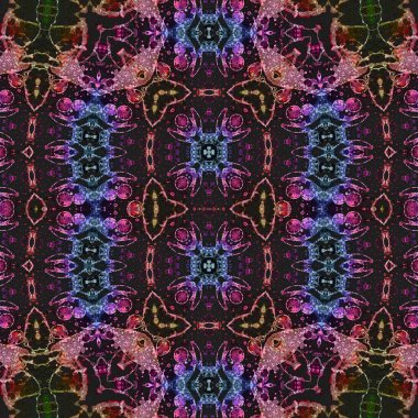 Kusursuz soyut desen. Kusursuz soyut bir arkaplan. Kaotik doku. Mandala