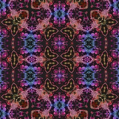 Kusursuz soyut desen. Kusursuz soyut bir arkaplan. Kaotik doku. Mandala