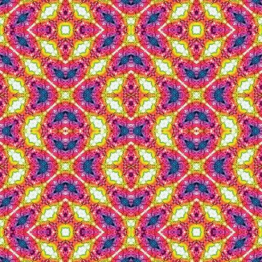 Kusursuz soyut desen. Kusursuz soyut bir arkaplan. Kaotik doku. Mandala