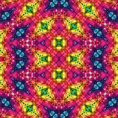 Kusursuz soyut desen. Kusursuz soyut bir arkaplan. Kaotik doku. Mandala