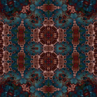 Kusursuz soyut desen. Kusursuz soyut bir arkaplan. Kaotik doku. Mandala