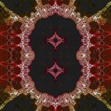 Kusursuz soyut desen. Kusursuz soyut bir arkaplan. Kaotik doku. Mandala