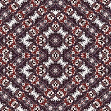 Kusursuz soyut desen. Kusursuz soyut bir arkaplan. Kaotik doku. Mandala