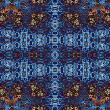 Kusursuz soyut desen. Kusursuz soyut bir arkaplan. Kaotik doku. Mandala