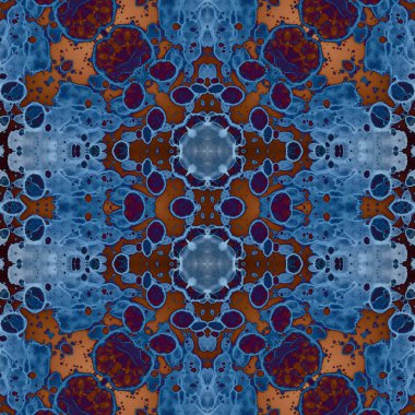 Kusursuz soyut desen. Kusursuz soyut bir arkaplan. Kaotik doku. Mandala