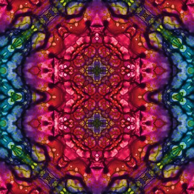 Kusursuz soyut desen. Kusursuz soyut bir arkaplan. Kaotik doku. Mandala