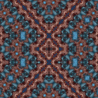 Kusursuz soyut desen. Kusursuz soyut bir arkaplan. Kaotik doku. Mandala