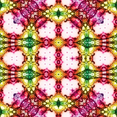 Kusursuz soyut desen. Kusursuz soyut bir arkaplan. Kaotik doku. Mandala