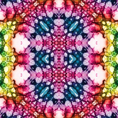 Kusursuz soyut desen. Kusursuz soyut bir arkaplan. Kaotik doku. Mandala