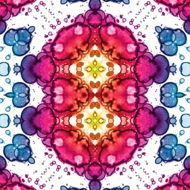 Kusursuz soyut desen. Kusursuz soyut bir arkaplan. Kaotik doku. Mandala