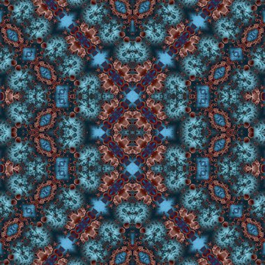 Kusursuz soyut desen. Kusursuz soyut bir arkaplan. Kaotik doku. Mandala