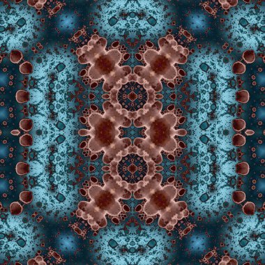 Kusursuz soyut desen. Kusursuz soyut bir arkaplan. Kaotik doku. Mandala