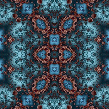 Kusursuz soyut desen. Kusursuz soyut bir arkaplan. Kaotik doku. Mandala