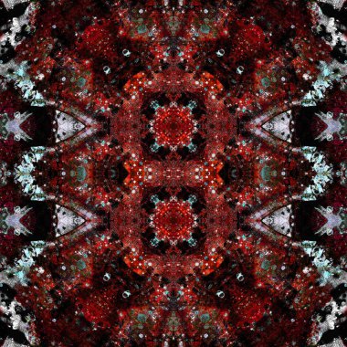 Kusursuz soyut desen. Kusursuz soyut bir arkaplan. Kaotik doku. Mandala