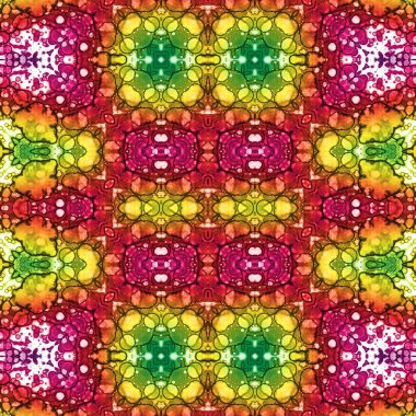 Kusursuz soyut desen. Kusursuz soyut bir arkaplan. Kaotik doku. Mandala