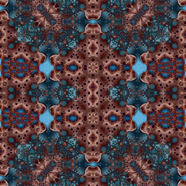 Kusursuz soyut desen. Kusursuz soyut bir arkaplan. Kaotik doku. Mandala