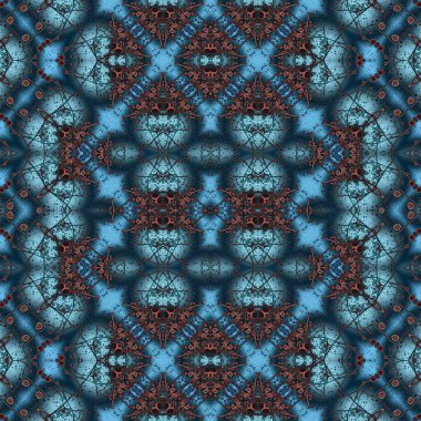 Kusursuz soyut desen. Kusursuz soyut bir arkaplan. Kaotik doku. Mandala