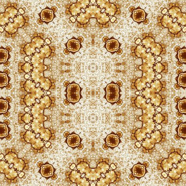 Kusursuz soyut desen. Kusursuz soyut bir arkaplan. Kaotik doku. Mandala