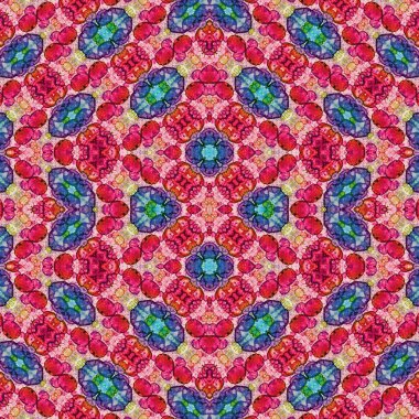 Kusursuz soyut desen. Kusursuz soyut bir arkaplan. Kaotik doku. Mandala