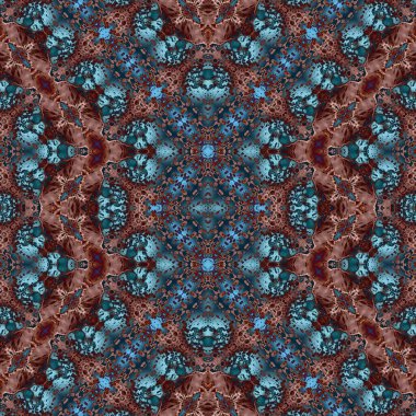 Kusursuz soyut desen. Kusursuz soyut bir arkaplan. Kaotik doku. Mandala