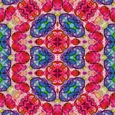 Kusursuz soyut desen. Kusursuz soyut bir arkaplan. Kaotik doku. Mandala