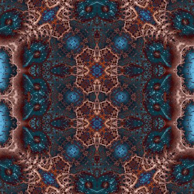 Kusursuz soyut desen. Kusursuz soyut bir arkaplan. Kaotik doku. Mandala