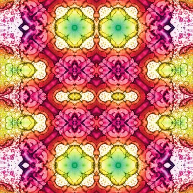 Kusursuz soyut desen. Kusursuz soyut bir arkaplan. Kaotik doku. Mandala