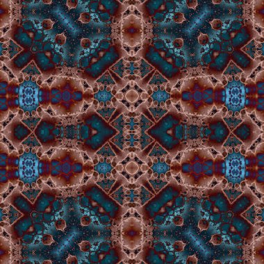 Kusursuz soyut desen. Kusursuz soyut bir arkaplan. Kaotik doku. Mandala