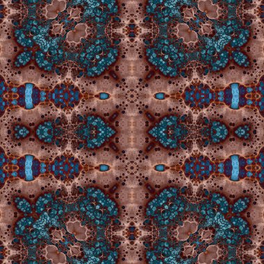 Kusursuz soyut desen. Kusursuz soyut bir arkaplan. Kaotik doku. Mandala