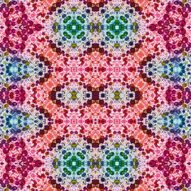 Kusursuz soyut desen. Kusursuz soyut bir arkaplan. Kaotik doku. Mandala