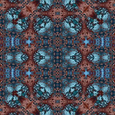 Kusursuz soyut desen. Kusursuz soyut bir arkaplan. Kaotik doku. Mandala