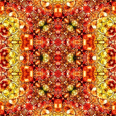 Kusursuz soyut desen. Kusursuz soyut bir arkaplan. Kaotik doku. Mandala