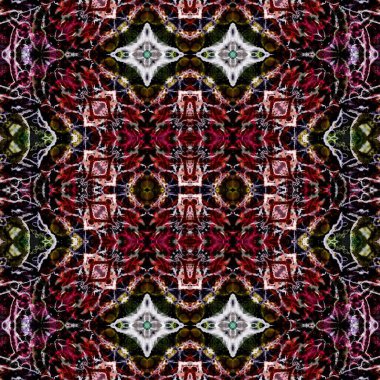 Kusursuz soyut desen. Kusursuz soyut bir arkaplan. Kaotik doku. Mandala