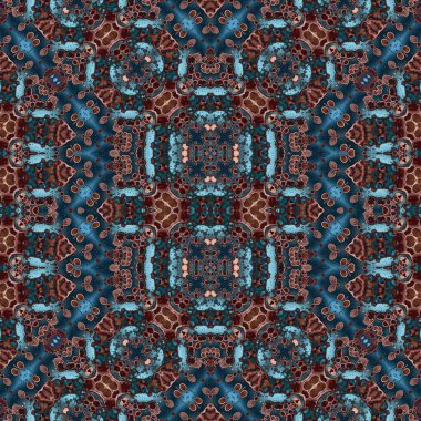 Kusursuz soyut desen. Kusursuz soyut bir arkaplan. Kaotik doku. Mandala