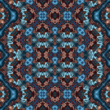 Kusursuz soyut desen. Kusursuz soyut bir arkaplan. Kaotik doku. Mandala