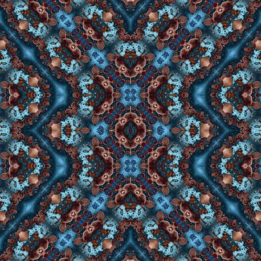 Kusursuz soyut desen. Kusursuz soyut bir arkaplan. Kaotik doku. Mandala