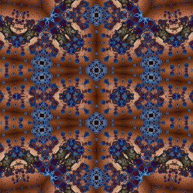 Kusursuz soyut desen. Kusursuz soyut bir arkaplan. Kaotik doku. Mandala