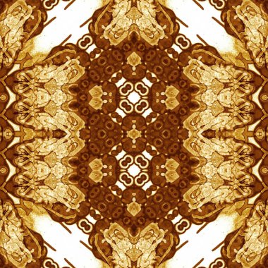 Kusursuz soyut desen. Kusursuz soyut bir arkaplan. Kaotik doku. Mandala