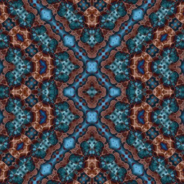 Seamless abstract pattern. Seamless abstract background. Chaotic texture. Mandala