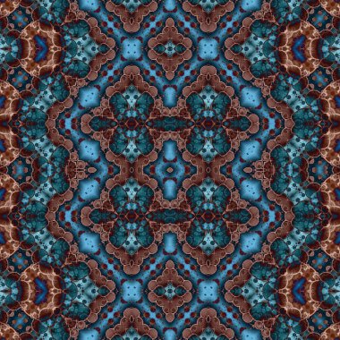 Kusursuz soyut desen. Kusursuz soyut bir arkaplan. Kaotik doku. Mandala