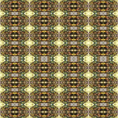 Kusursuz soyut desen. Kusursuz soyut bir arkaplan. Kaotik doku. Mandala