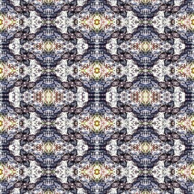 Kusursuz soyut desen. Kusursuz soyut bir arkaplan. Kaotik doku. Mandala