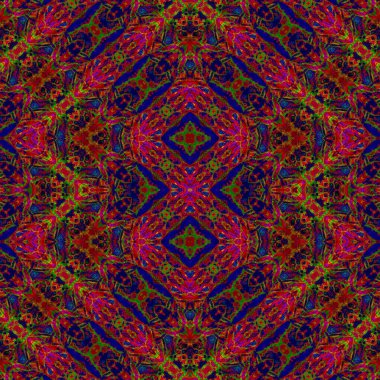 Kusursuz soyut desen. Kusursuz soyut bir arkaplan. Kaotik doku. Mandala