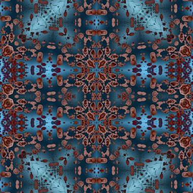 Kusursuz soyut desen. Kusursuz soyut bir arkaplan. Kaotik doku. Mandala