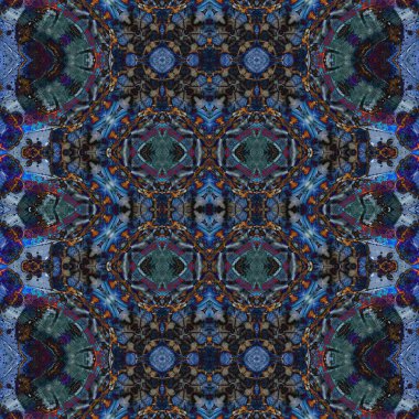 Kusursuz soyut desen. Kusursuz soyut bir arkaplan. Kaotik doku. Mandala