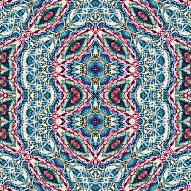 Kusursuz soyut desen. Kusursuz soyut bir arkaplan. Kaotik doku. Mandala