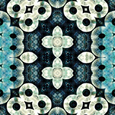 Kusursuz soyut desen. Kusursuz soyut bir arkaplan. Kaotik doku. Mandala