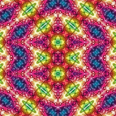 Kusursuz soyut desen. Kusursuz soyut bir arkaplan. Kaotik doku. Mandala